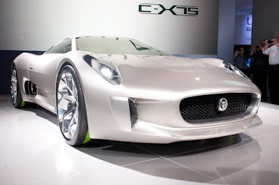 Jaguar C-X75 concept  production new live photos Paris 2010