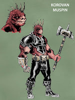 Bigfoot Sword Earthman barbarian comic book characters