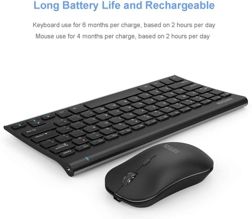 Review Arteck 2.4G Wireless Keyboard and Mouse Combo