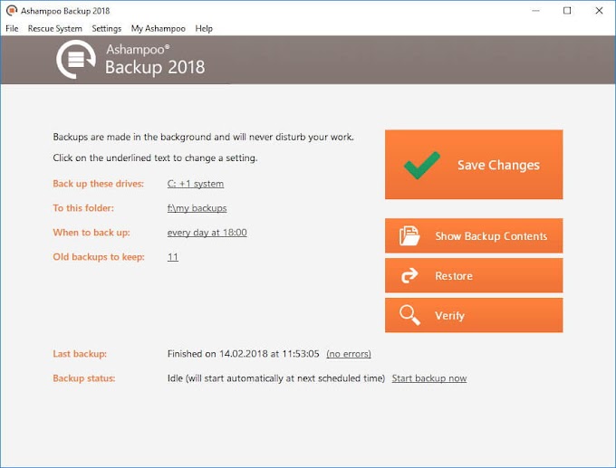 Ashampoo Backup Pro 2018 Giveaway Key (Full Version)
