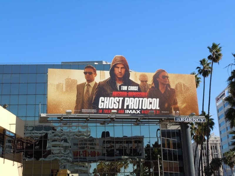 Tom Cruise Ghost Protocol billboard