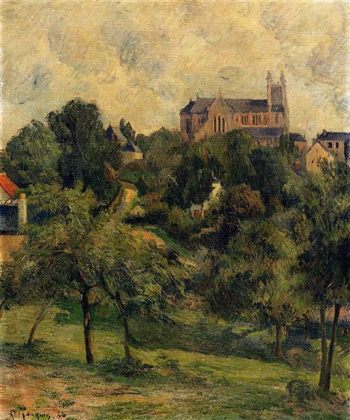 Notre Dame des Agnes Paul Gauguin Date: 1884; France   Style: Impressionism