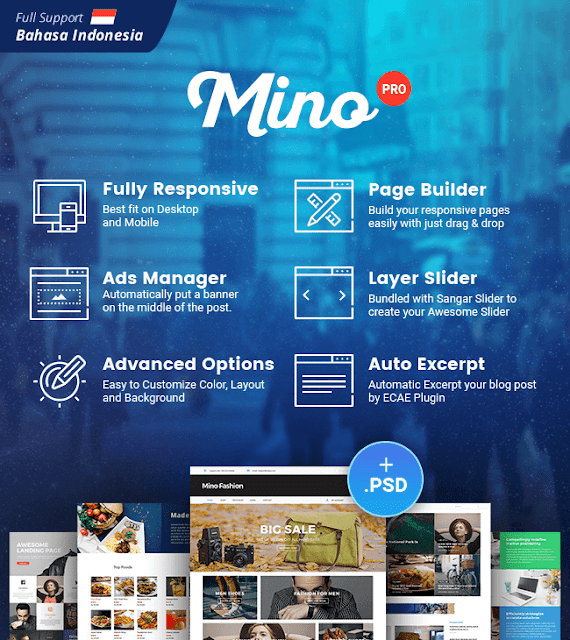 Mino theme woocommerce