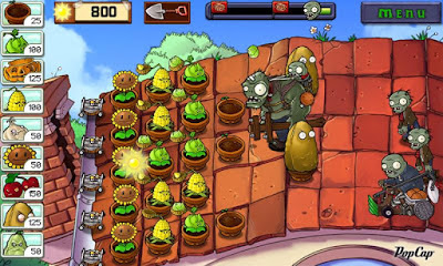 Salah satu Game menarik Android Plants vs. Zombies | Nilai : 4.5/5