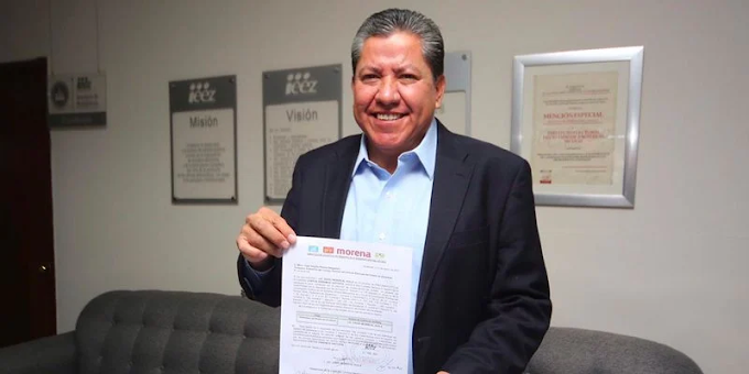 David Monreal se registra como candidato por Morena a la gubernatura de Zacatecas