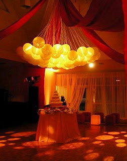 Wedding Decoration, lounges decorated in yellow