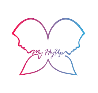  DESAIN  LOGO  HIJAB  MYHIJUP Kebun Design Branding 