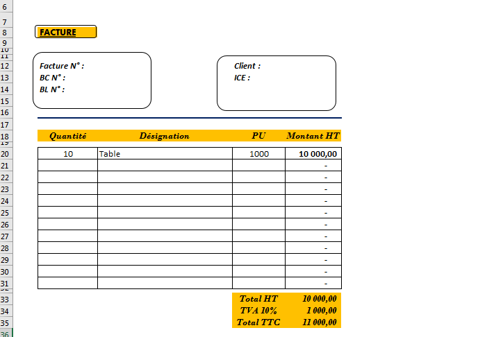 Modele Journal De Caisse Excel