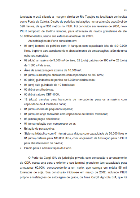 INVENTÁRIO DA OFERTA E INFRAESTRUTURA TURÍSTICA DE SANTARÉM – Pará – Amazônia – Brasil / ANO BASE 2013  -  I. INFRAESTRUTURA DE APOIO AO TURISMO