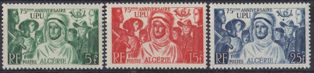 Algeria - 1949 - 75th anniv. of the UPU