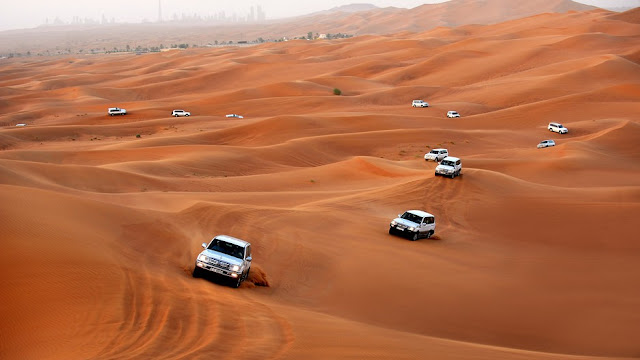 Excursió amb 4x4 per les dunes del desert de Dubai!