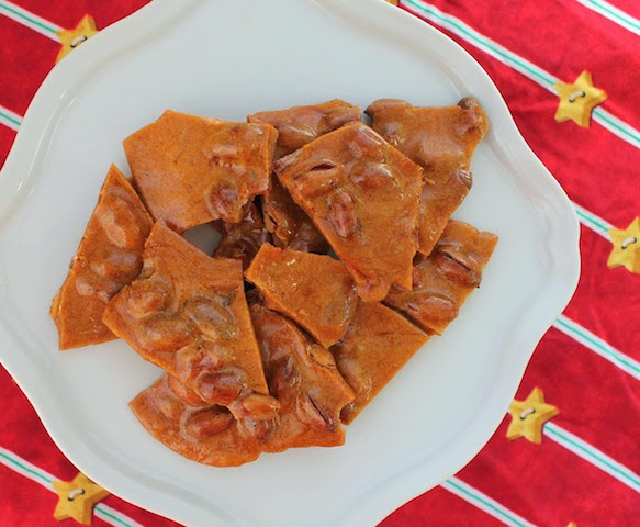 Food Lust People Love: Who doesn't like to get a small box of homemade peanut brittle for Christmas?! This easy recipe for Gram's Favorite Peanut Brittle makes one pound for giving away or eating by yourself. It can be easily doubled.