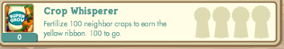 farmville fertilizer | crop whisperer | farmville ribbons