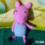 patron gratis cerdo george pig amigurumi, free amigurumi pattern pig george pig