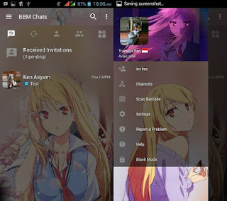 Download Kumpulan BBM Mod Tema Anime v3.3.1.24 By Trangga Ken Full DP Terbaru