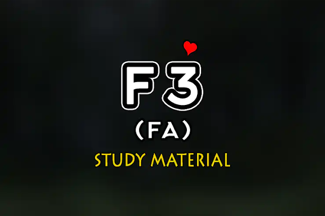 F3 ★ K҉A҉P҉‎•L҉A҉N҉ ★ Financial Accounting (FA) - STUDY TEXT and REVISION KIT