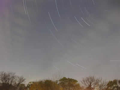 star trails, canon CHDK, long exposure, star, sky, night