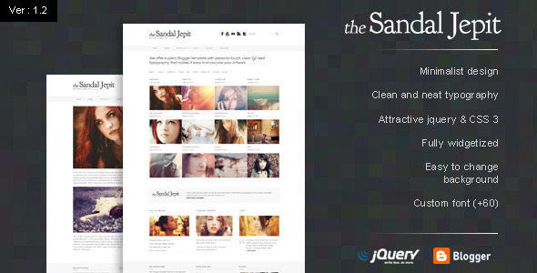 Download Sandal Jepit Premium Blogger Template