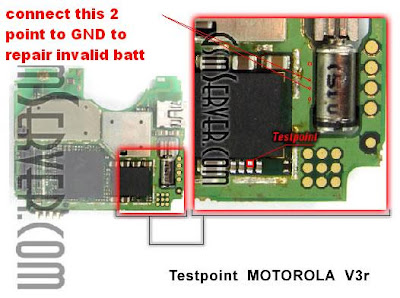 Motorola on Motorola V3 Invalid Battery Solution 100