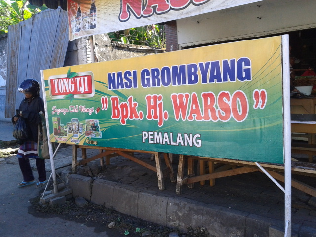 Nasi Grombyang Pemalang