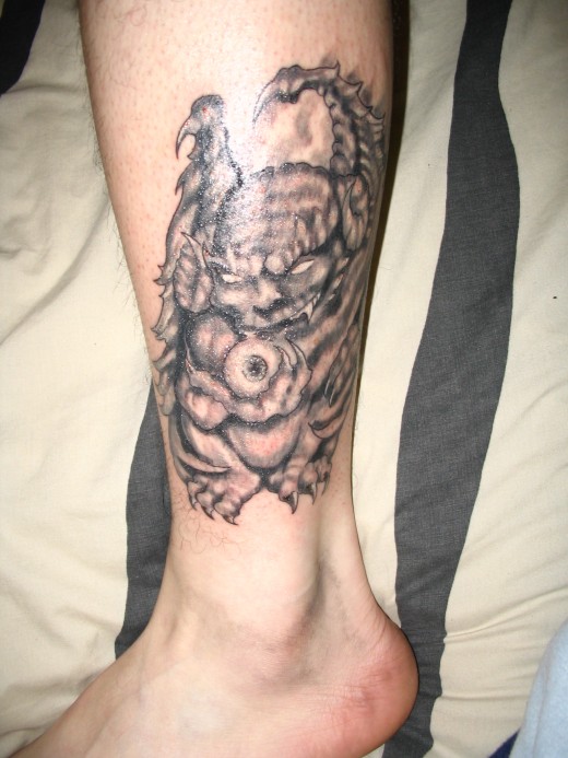 Tattoo Design Tattoo on Leg For Girls