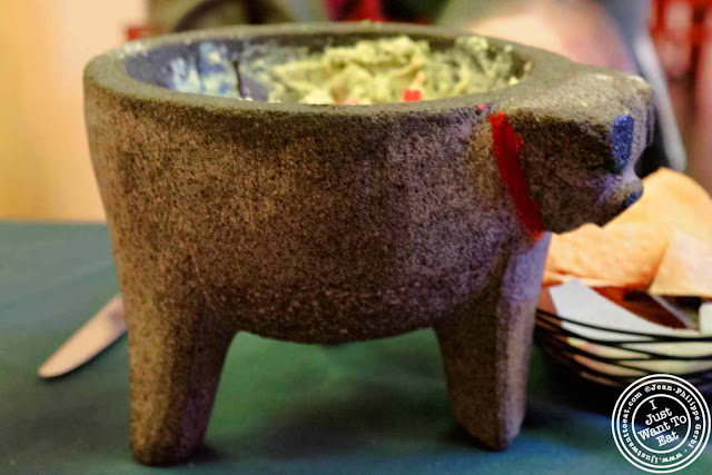 Image of guacamole at Trece Mexican Restaurant in NYC, New York