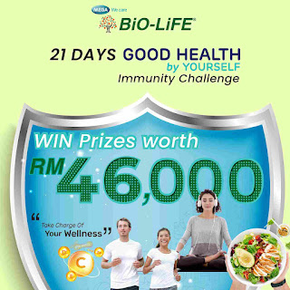 Pledge A Healthy Goal With BiO-LiFE For Your Immunity With 21 Days Good Health By Yourself Immunity Challenge