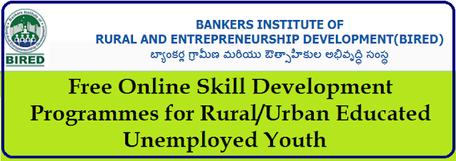 BIRED (BANKERS INSTITUTE OF RURAL AND ENTREPRENEURSHIP DEVELOPMENT)   Free Online Training Programme on Python Course and Javascript