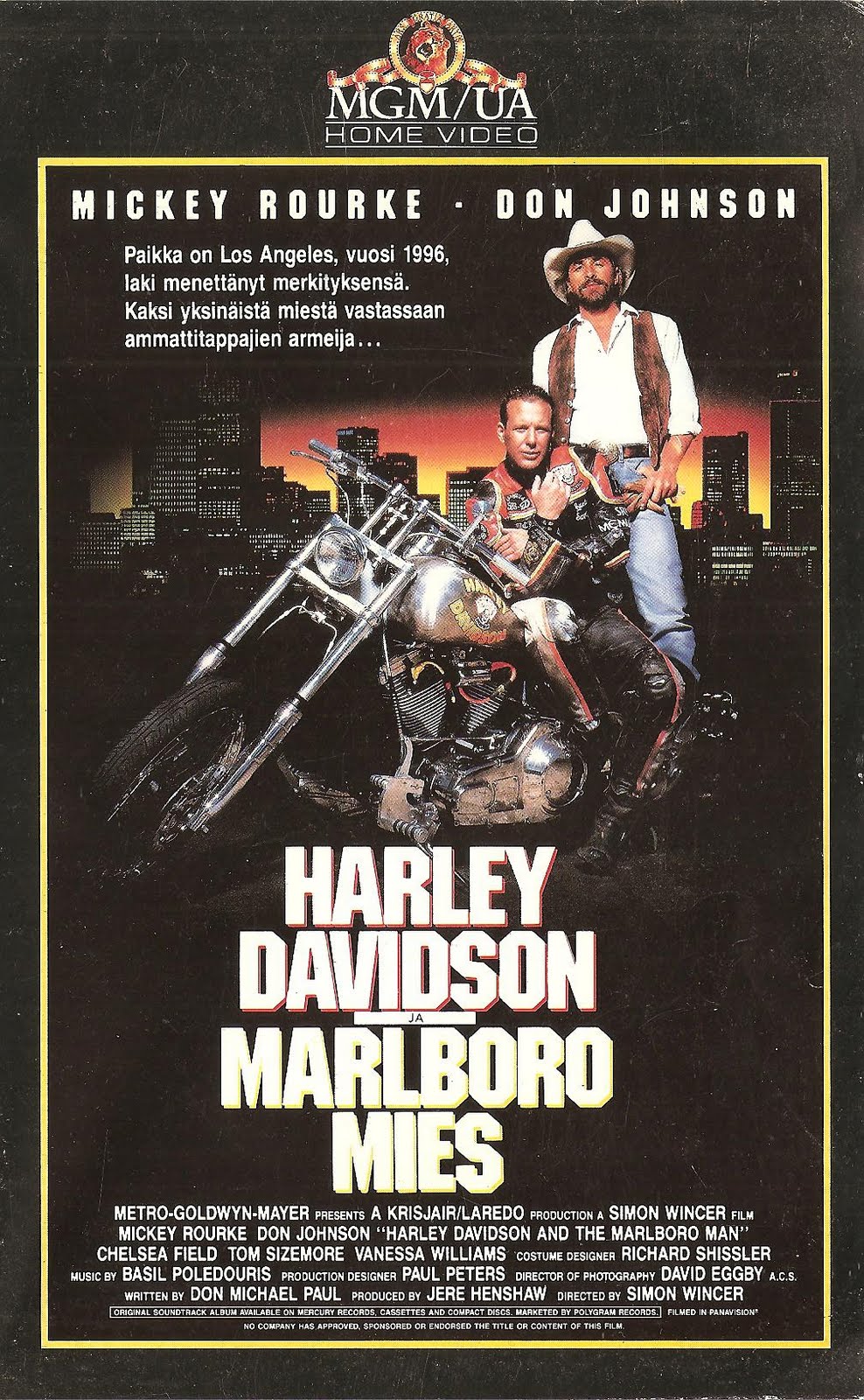  noir Harley  Davidson  Ja Marlboro  Mies Harley  Davidson  