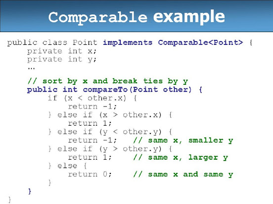 Java Comparable Example How to