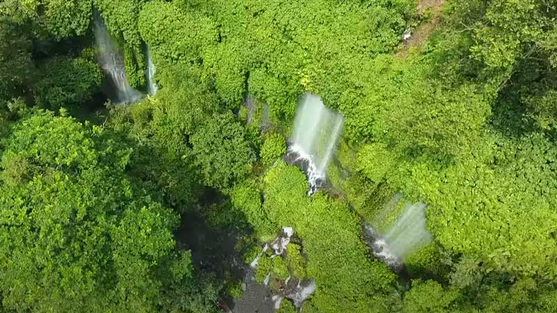 Air Terjun di Lombok Tengah