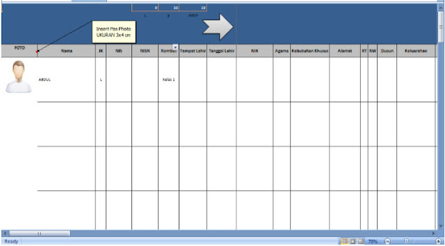 Download Aplikasi Buku Induk Siswa Menggunakan Aplikasi Excel