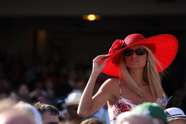 Derby-style hats, unlike 2011