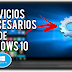 Lista De Servicios Innecesarios De Windows 10/8/7 ¡¡Desactivalos Ahora!!