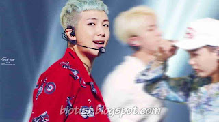 Rap Monster BTS Photos Singing and Dancing on the Stage