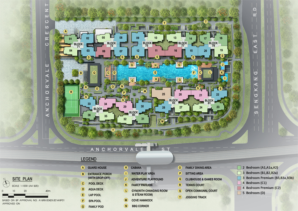 The Vales Site Plan