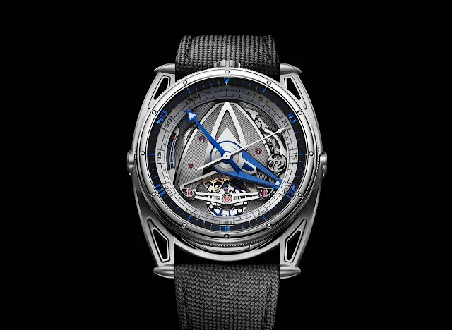 De Bethune DB28 GS Grand Bleu front view