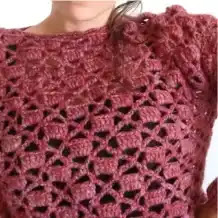 Sweater Calado a Crochet