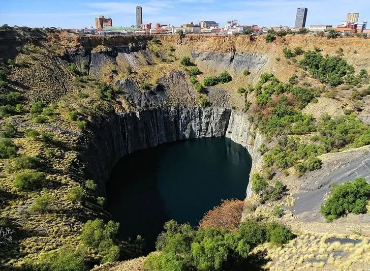 The Kimberley diamond mine, South Africa