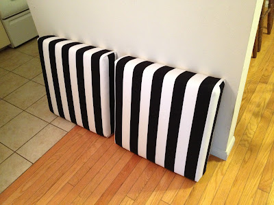 Ikea lack side table DIY upholstered ottomans