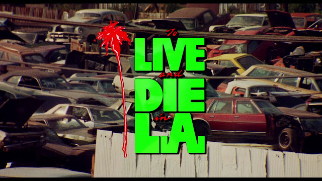 Opening Credits To Live and Die in L.A. (1985). Quelle: Screenshot Arrow Blu-ray