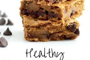 Healthy Peanut Butter Blondies