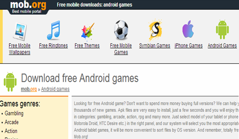 Android.Mob.Org android games أندرويد ألعاب