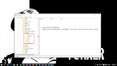 Tutorial mengetahui .Net Framework yang kita gunakan