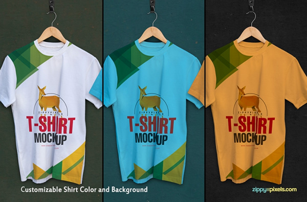 Download T-shirt Mockup PSD Terbaru Gratis - Fabulous and Free T Shirt Mockups – Round Neck