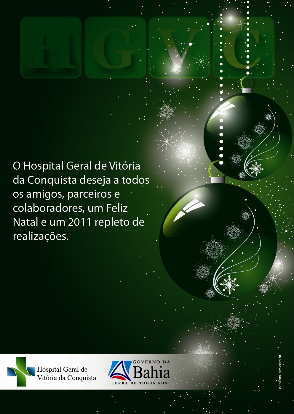 Hospital Geral de Vitória da Conquista: Dezembro 2010