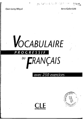 livre vocabulaire du Français_01