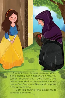 História Branca de Neve (Conta Pra Mim) para Imprimir Grátis