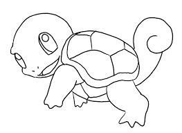  Squirtle coloring page