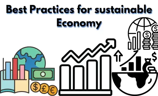 an image with title heading and other economy presenting signs